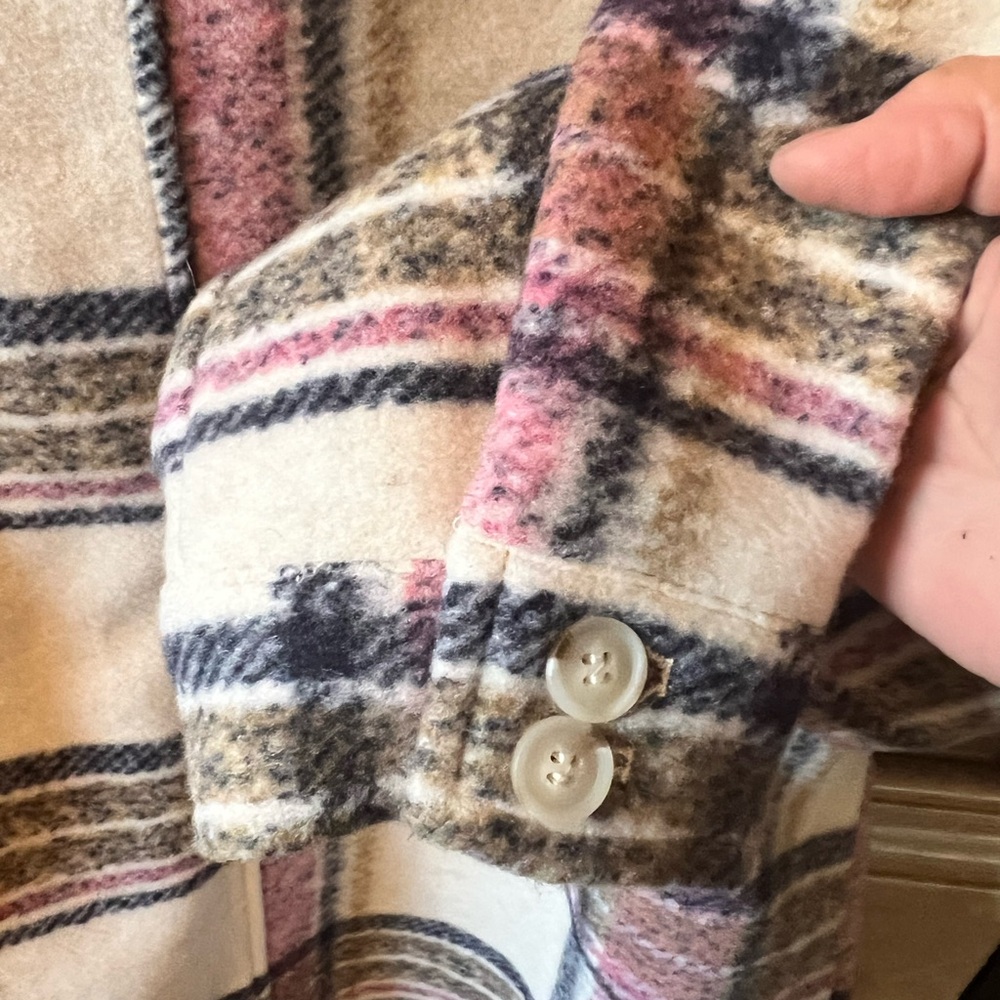 Avec Les Filles Pink and Blue Plaid Jacket - Picture 10 of 16